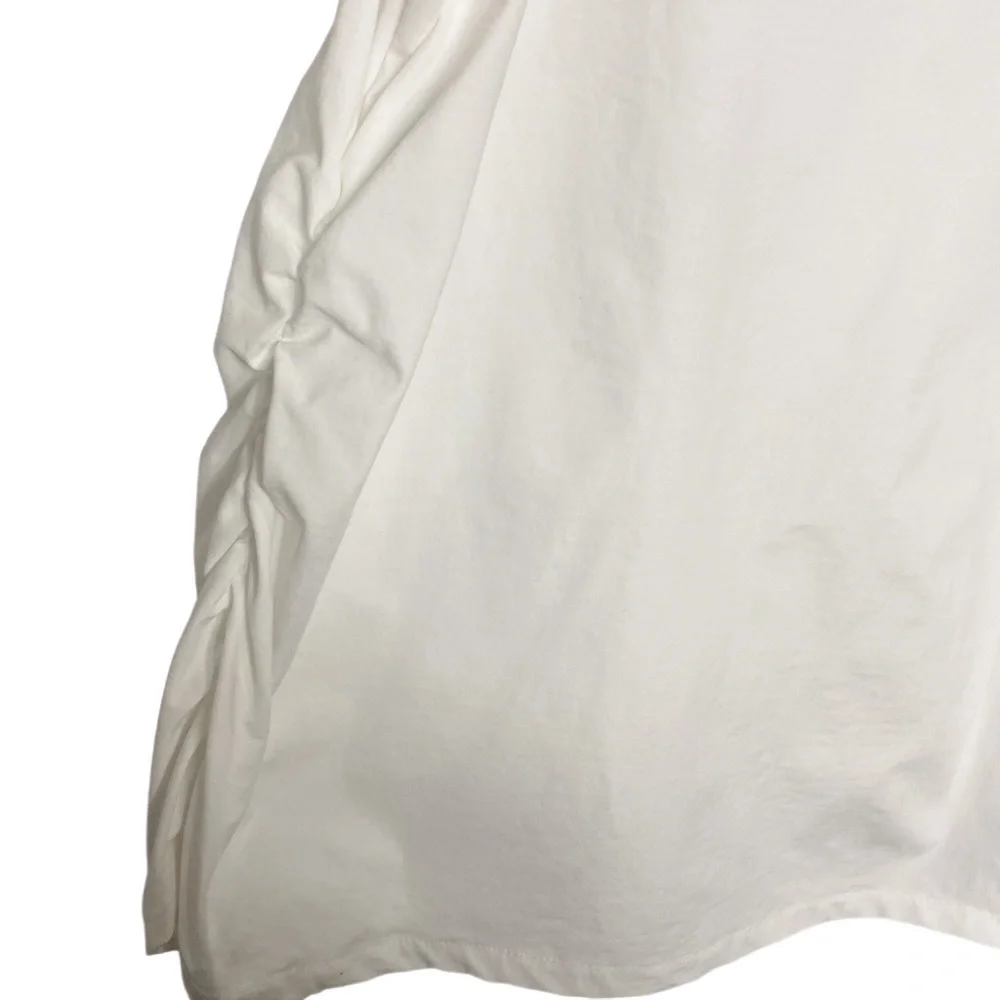 ZARA Puff Sleeve Square Neck Top